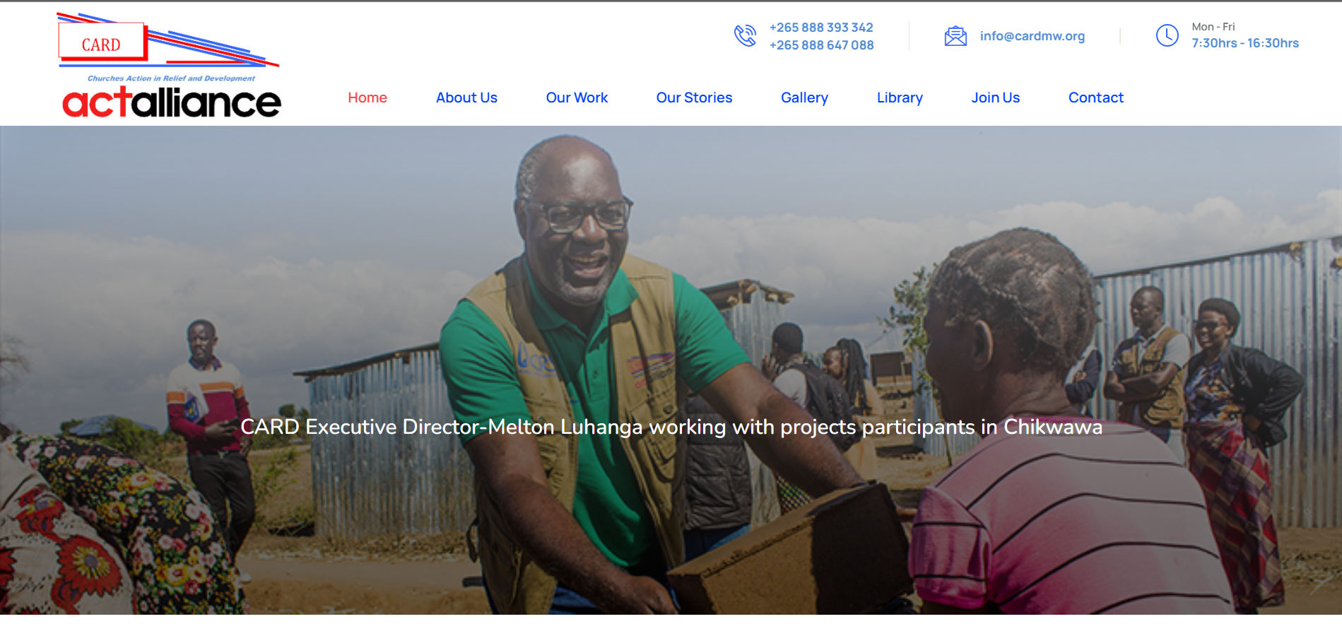 CARD Malawi Website